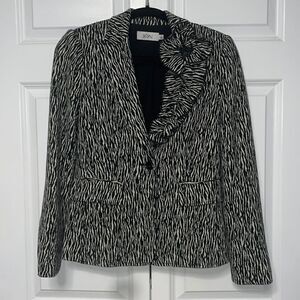 Teri Jon zebra print blazer